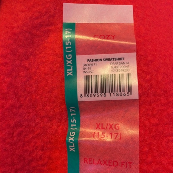 NEW No Boundaries Junior Fashion Pull Over Sweat Shirt - Picture 9 of 11